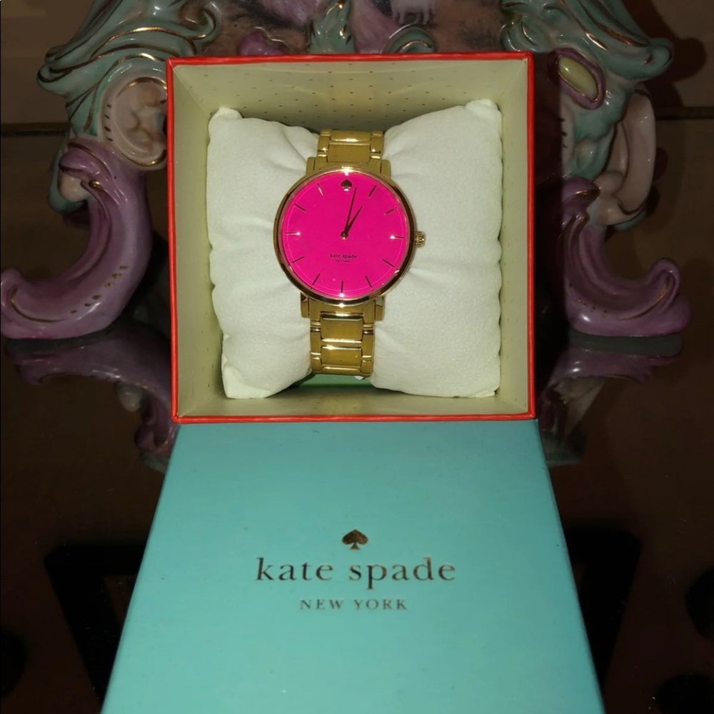 New Kate Spade Gold & Pink Watch